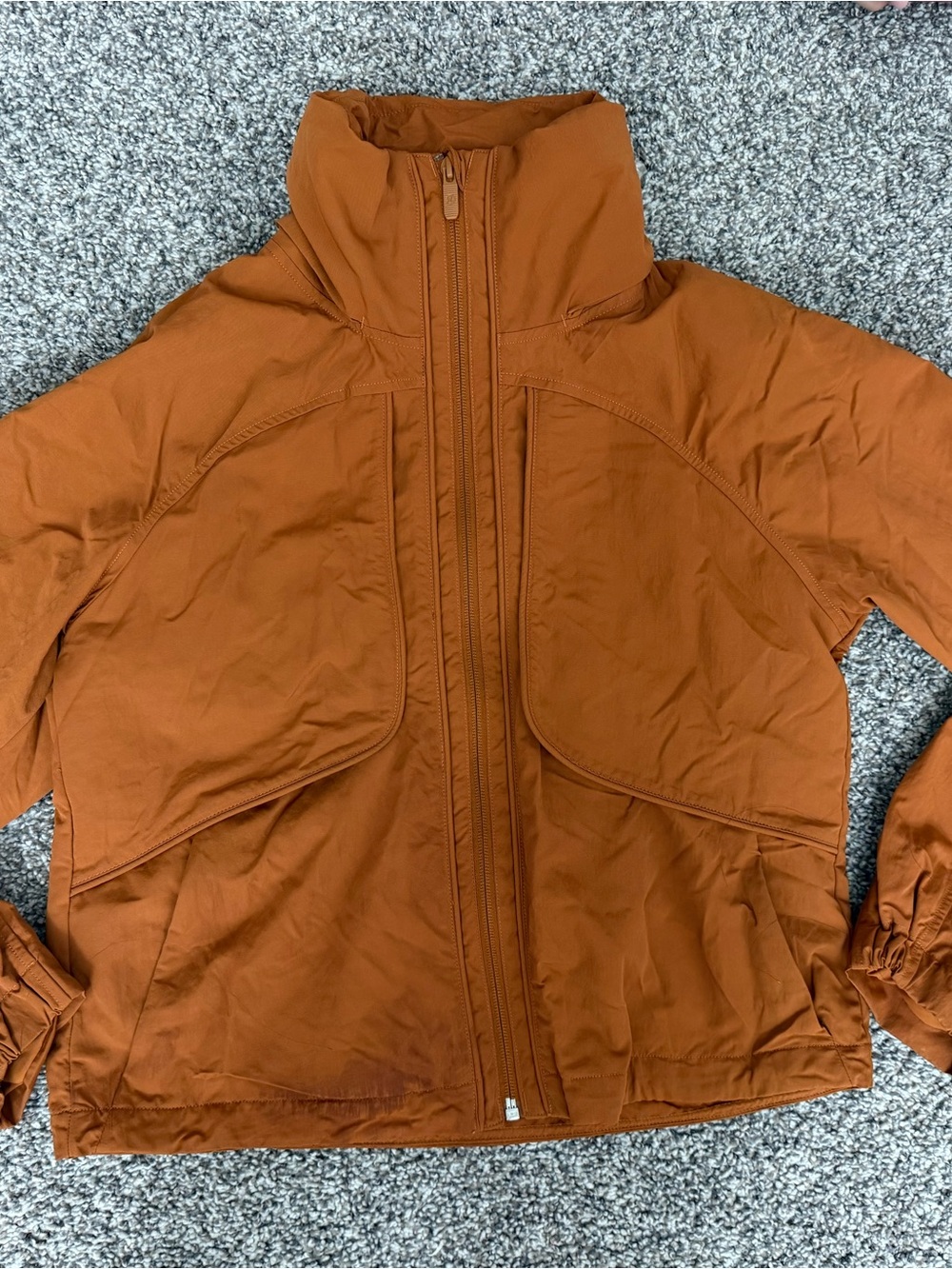 Women’s Rust Jacket with Zip Front